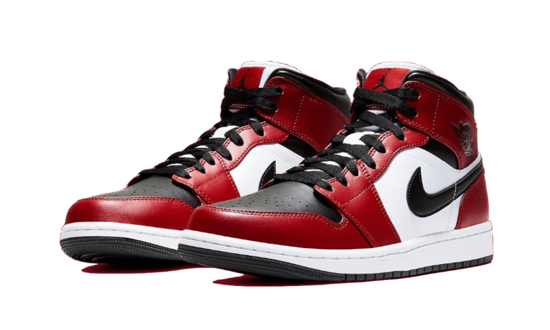 Air Jordan 1 Mid Chicago Black Toe I HeatStock TheHeatstock