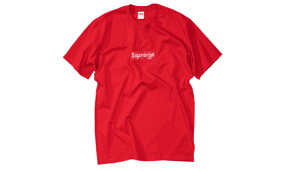 Supreme Swarovski Box Logo Red I HeatStock TheHeatstock