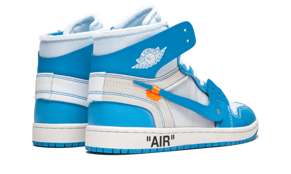 Air Jordan 1 Retro High Off White University Blue I Heat Stock TheHeatstock