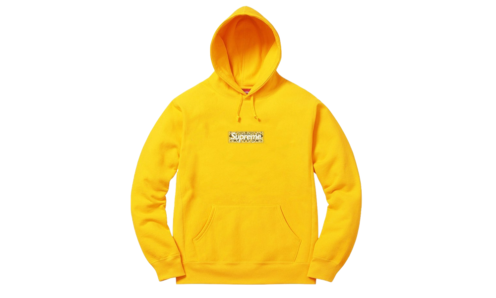 supreme sweatshirt yellow
