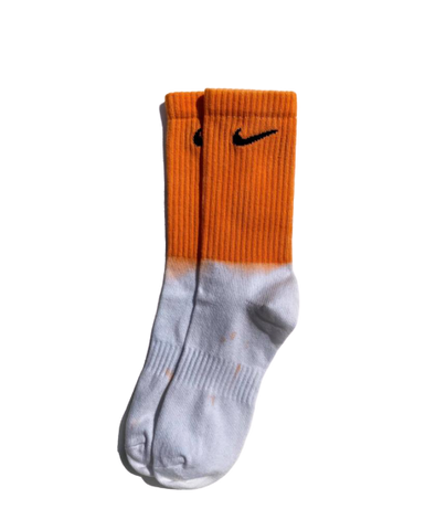 Sneakers Socks Nike Tie-Dye Half Orange High -Heatstock
