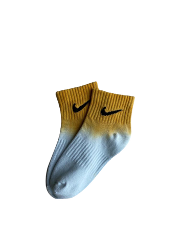 Sneakers Socks Nike Tie-Dye Half Yellow Cloud Mid -Heatstock
