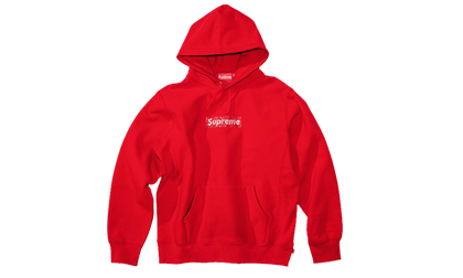 Sneakers Supreme Swarovski Bandana Box Logo Sweatshirt Red -Heatstock