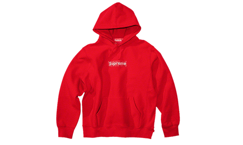 Sneakers Supreme Swarovski Bandana Box Logo Sweatshirt Red -Heatstock