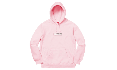 Bandana Box Logo Hooded Sweatshirt Pink - TheHeatstock
