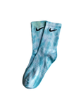 Sneakers Socks Nike Tie-Dye Blue High -Heatstock