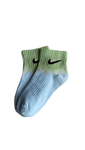 Sneakers Socks Nike Tie-Dye Half Blue Green Mid -Heatstock