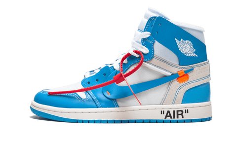 Air Jordan 1 Retro High Off-White University Blue - TheHeatstock