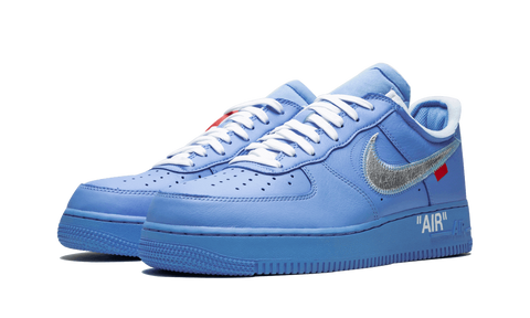 Nike air force white blue sales